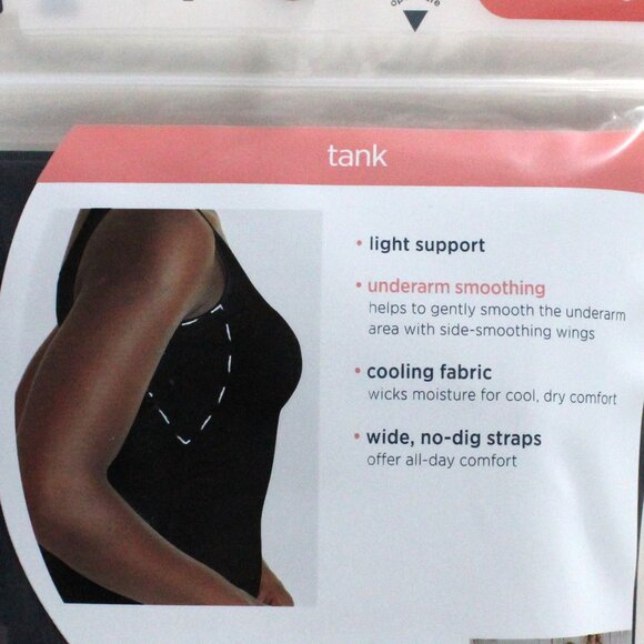 NWT Women's 3XL Jockey Essentials Underarm Smoothing Under Garment Tank - Picture 5 of 9